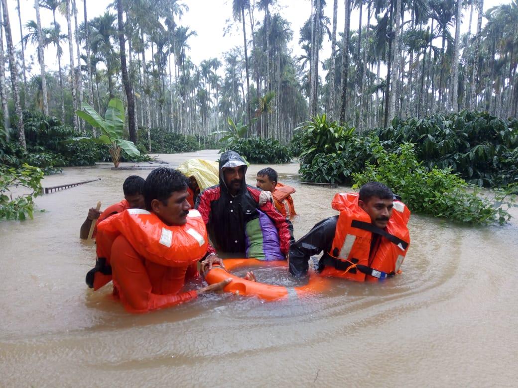 Coastal districts of Karnataka battle with heavy rain. (ANI Image/For Representation) Coastal districts of Karnataka battle with heavy rain. (ANI Image/For Representation)