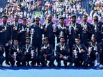 The Indian men's hockey team won silver medal at the Commonwealth Games in Birmingham.(Twitter/16Sreejesh)