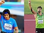 India javelin thrower Neeraj Chopra and Pakistan Arshad Nadeem(Twitter) India javelin thrower Neeraj Chopra and Pakistan Arshad Nadeem(Twitter)
