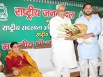 Nitish Kumar along with RJD leader Tejashwi Yadav. Nitish Kumar along with RJD leader Tejashwi Yadav.