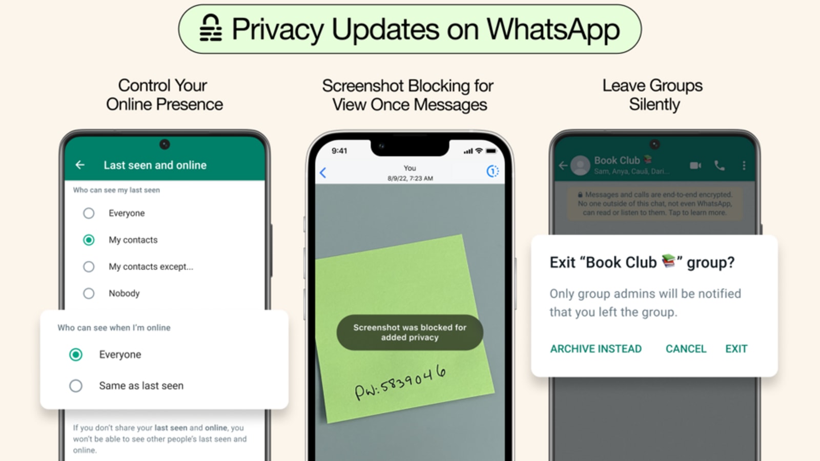 WhatsApp’s new privacy features make it easier for you to stay under the radar