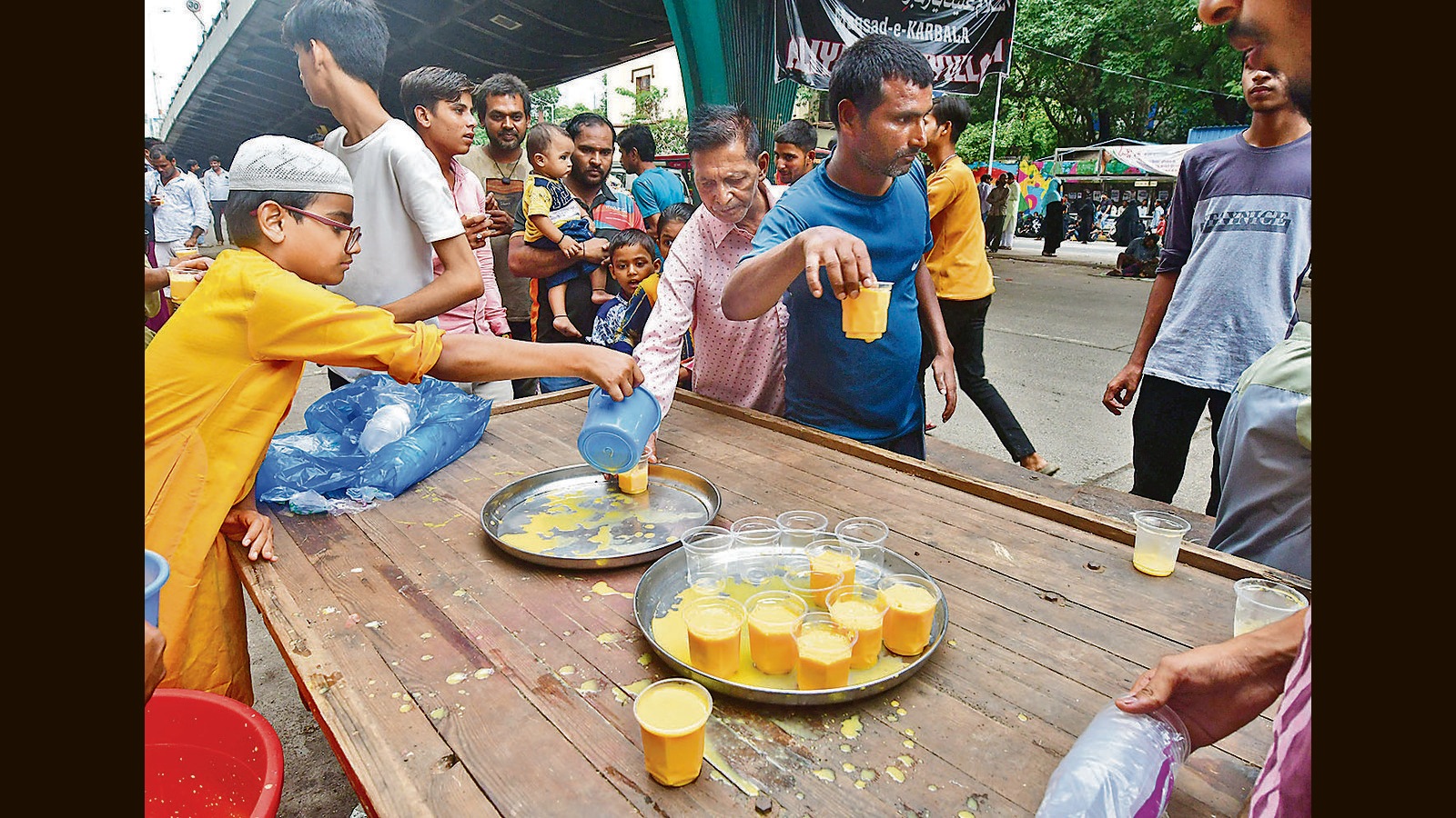 Muslims skip Muharram procession in favour of serving people