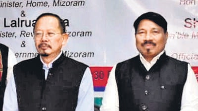 Assam, Mizoram resume border dialogue, agree to maintain peace Assam, Mizoram resume border dialogue, agree to maintain peace