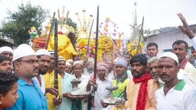 As has been the practice for years now, a village in this district with no Muslim family observed Muharram this year, too, with local Hindus leading from the front. (PTI) As has been the practice for years now, a village in this district with no Muslim family observed Muharram this year, too, with local Hindus leading from the front. (PTI)