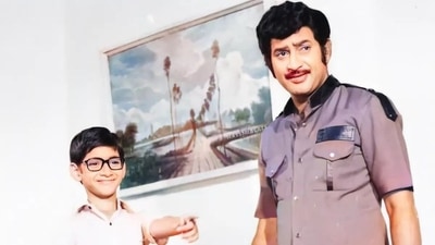 Mahesh Babu shared a picture with his dad. Mahesh Babu shared a picture with his dad.