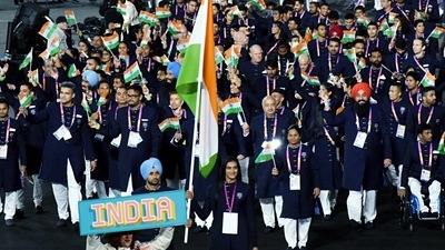 India's CWG 2022 contingent (SAI Media Twitter)