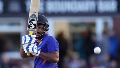 India's Sanju Samson in action (Action Images via Reuters)