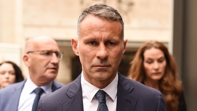 Former Manchester United star Ryan Giggs leaves Manchester crown court after appearing on assault charges in Manchester, northwest England. (AFP) Former Manchester United star Ryan Giggs leaves Manchester crown court after appearing on assault charges in Manchester, northwest England. (AFP)