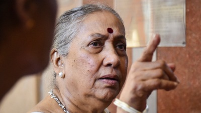 Last week, after losing the vice-presidential polls to Jagdeeep Dhankhar, she had hit out at Opposition parties who supported the BJP in the election "directly or indirectly". (PTI file pic) Last week, after losing the vice-presidential polls to Jagdeeep Dhankhar, she had hit out at Opposition parties who supported the BJP in the election "directly or indirectly". (PTI file pic)