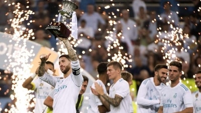 File photo of Real Madrid’s football players File photo of Real Madrid’s football players