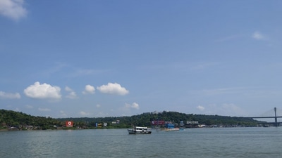The Mahadayi river, also called Mandovi is the lifeline of Goa. (HT Photo) The Mahadayi river, also called Mandovi is the lifeline of Goa. (HT Photo)