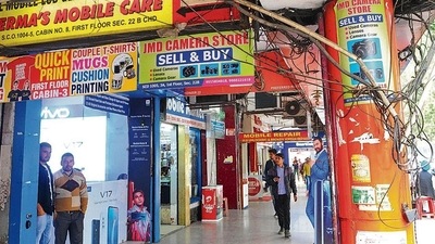The move to push Indian brand smartphones will kick start the demand for homegrown mobile phones and support flattering domestic industry. (KESHAV SINGH/HT) The move to push Indian brand smartphones will kick start the demand for homegrown mobile phones and support flattering domestic industry. (KESHAV SINGH/HT)