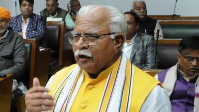 Chief minister Manohar Lal Khattar said Haryana’s share in Panjab University was taken up with Union home minister Amit Shah during the Northern Zonal Council meeting in Jaipur last month and he had assured the Haryana government of considering the matter. (HT Photo) Chief minister Manohar Lal Khattar said Haryana’s share in Panjab University was taken up with Union home minister Amit Shah during the Northern Zonal Council meeting in Jaipur last month and he had assured the Haryana government of considering the matter. (HT Photo)