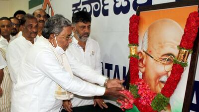 Siddaramaiah said all the organisations under the Sangh Parivar like RSS, BJP, Hindu Mahasabha, Hindu Jagrana Vedike and Bajarang Dal believe in the caste system and had opposed the national flag. (ANI)