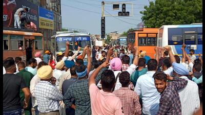 Private buses in Punjab stayed off the roads on Tuesday as their operators were on a one-day strike against the alleged failure of the AAP government to fulfil their demands, including waiver of tax for the Covid-19 pandemic period. Private buses in Punjab stayed off the roads on Tuesday as their operators were on a one-day strike against the alleged failure of the AAP government to fulfil their demands, including waiver of tax for the Covid-19 pandemic period.