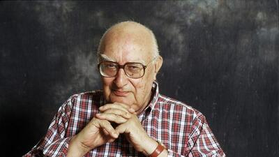 Italian author Andrea Camilleri (1925 - 2019) clicked in Rome, Italy in May 2000. (Leonardo Cendamo/Getty Images) Italian author Andrea Camilleri (1925 - 2019) clicked in Rome, Italy in May 2000. (Leonardo Cendamo/Getty Images)