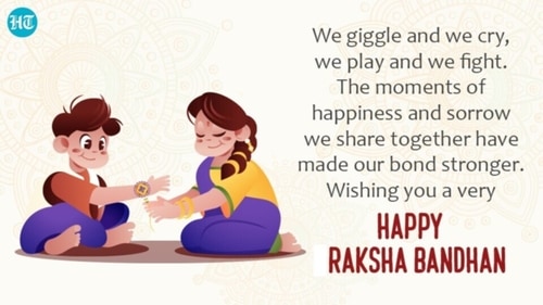 On Raksha Bandhan, sister(s) tie Rakhi on their brother(s) wrist. (HT Photo) On Raksha Bandhan, sister(s) tie Rakhi on their brother(s) wrist. (HT Photo)