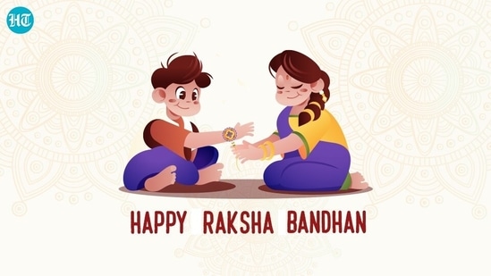 Happy Raksha Bandhan.&nbsp;(HT Photo)