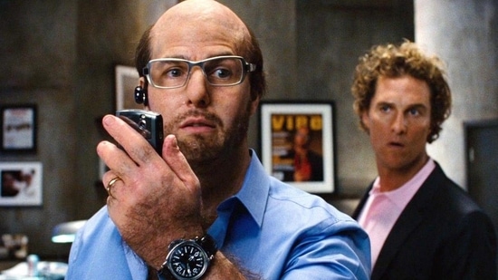 Tom Cruise as Les Grossman in a still from Tropic Thunder.
