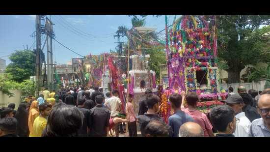Senior officials of UP police said the peace during the processions was due to strategic planning by the police. (Pic for representation) Senior officials of UP police said the peace during the processions was due to strategic planning by the police. (Pic for representation)