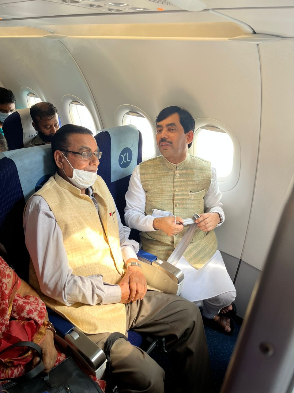Former Bihar ministers of the BJP rush back to Patna for the Core Committee meeting today.