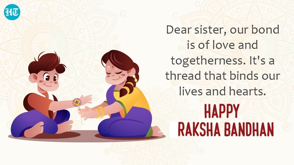 Raksha Bandhan celebrates the love shared between brothers and sisters.  (HT Photo)