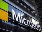 A Microsoft logo is seen on an office building in New York City.(Reuters) A Microsoft logo is seen on an office building in New York City.(Reuters)