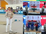Bhavani Devi won a gold medal at the Commonwealth Fencing Championship 2022 (Twitter/Media_SAI) Bhavani Devi won a gold medal at the Commonwealth Fencing Championship 2022 (Twitter/Media_SAI)