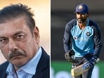 Ravi Shastri and R Sridhar. (Getty Images) Ravi Shastri and R Sridhar. (Getty Images)