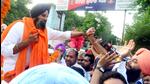 Shiromani Akali Dal (SAD) leader Bikram Singh Majithia waves to the crowd as he comes out of the jail after Punjab and Haryana High Court granting bail to him in connection with a case registered against him under the NDPS Act in December 2021, in Patiala on Wednesday. (Rajesh Sachar) Shiromani Akali Dal (SAD) leader Bikram Singh Majithia waves to the crowd as he comes out of the jail after Punjab and Haryana High Court granting bail to him in connection with a case registered against him under the NDPS Act in December 2021, in Patiala on Wednesday. (Rajesh Sachar)