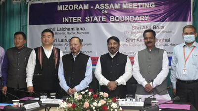 The two sides met in Aizwal. (PTI)