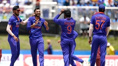 Team India players in action (AP) Team India players in action (AP)