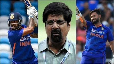 Suryakumar Yadav; Kris Srikkanth; Rishabh Pant (File) Suryakumar Yadav; Kris Srikkanth; Rishabh Pant (File)