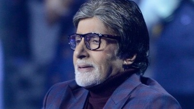 Amitabh Bachchan on KBC 14 sets. Amitabh Bachchan on KBC 14 sets.