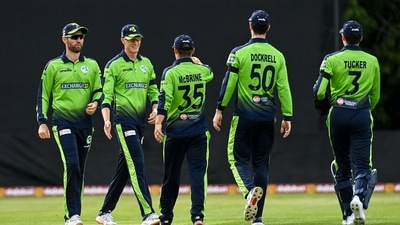 Ireland cricketers celebrate (Cricket Ireland/Twitter)
