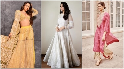 Raksha Bandhan 2022: Choosing an outfit which can be appropriate for the occasion can be difficult. There are so many options available that we often can't decide. Nobody knows what to wear for what situation better than Bollywood stars. The actresses in Bollywood can pull off any style, whether it's a lengthy gown or an Anarkali suit. Make your choice for the ideal Raksha Bandhan outfit by drawing inspiration from these Bollywood stars. (Instagram ) Raksha Bandhan 2022: Choosing an outfit which can be appropriate for the occasion can be difficult. There are so many options available that we often can't decide. Nobody knows what to wear for what situation better than Bollywood stars. The actresses in Bollywood can pull off any style, whether it's a lengthy gown or an Anarkali suit. Make your choice for the ideal Raksha Bandhan outfit by drawing inspiration from these Bollywood stars. (Instagram )