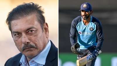 Ravi Shastri and R Sridhar. (Getty Images) Ravi Shastri and R Sridhar. (Getty Images)