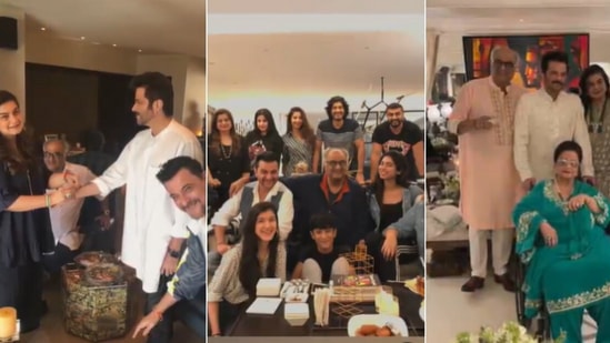 Pictures from Sanjay Kapoor's new Instagram video.