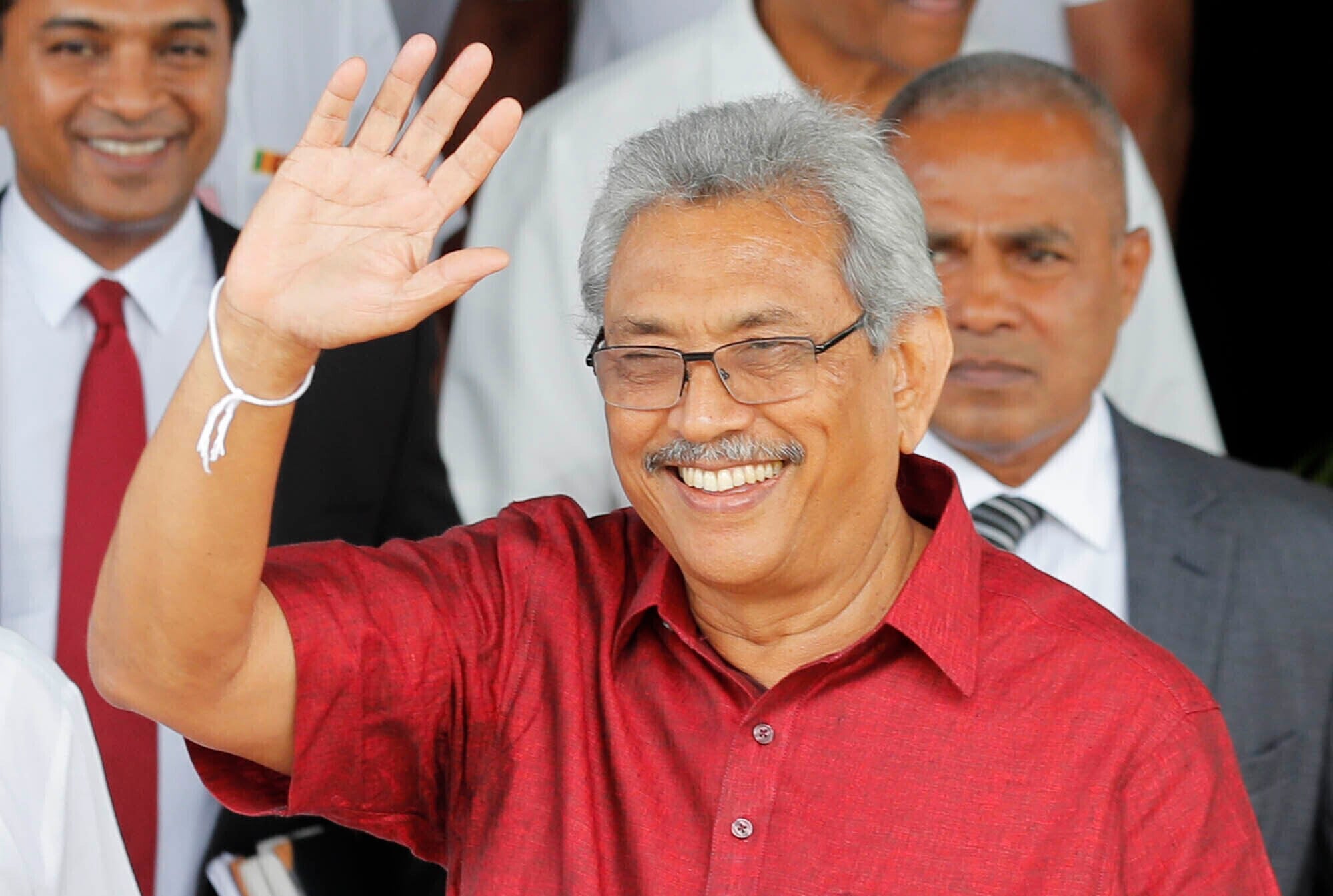 Ousted Sri Lankan President Gotabaya Rajapaksa. (AP Photo/Eranga Jayawardena, File) Ousted Sri Lankan President Gotabaya Rajapaksa. (AP Photo/Eranga Jayawardena, File)