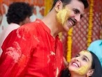 Akshay Kumar fans dance along to the song playing onscreen while watching Raksha Bandhan. Akshay Kumar fans dance along to the song playing onscreen while watching Raksha Bandhan.