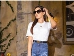 Nora Fatehi raises the oomph quotient as she walks with her bodyguards