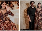 Dulquer Salmaan and Mrunal Thakur's film Sita Ramam has been receiving a lot of positive responses from moviegoers. The actors dedicatedly promoted their film which was released on August 5. The duo recently attended an event in Hyderabad in stylish fits. Mrunal was disguised as a princess in her maroon embroidered anarkali set while Dulquer complemented her in a black shirt and pants.(Instagram/@mrunalthakur)