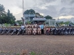 Concerns have increased recently over theft of two-wheelers and multiple accused have been taken into custody over this matter. (Image source: @SPBelagavi/Twitter) Concerns have increased recently over theft of two-wheelers and multiple accused have been taken into custody over this matter. (Image source: @SPBelagavi/Twitter)