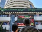 People watch the Sensex on a screen outside Bombay Stock Exchange (BSE) in Mumbai. (PTI File Photo) People watch the Sensex on a screen outside Bombay Stock Exchange (BSE) in Mumbai. (PTI File Photo)
