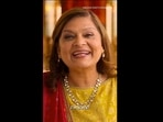 A screengrab from the video shared on Instagram by Netflix. It shows Indian Matchmaking fame Sima Taparia. The caption on the image reads, “I'm back.”(Instagram/@netflix_in) A screengrab from the video shared on Instagram by Netflix. It shows Indian Matchmaking fame Sima Taparia. The caption on the image reads, “I'm back.”(Instagram/@netflix_in)