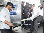Salman Khan visited Indian Navy officers and sailors on INS Visakhapatnam. Salman Khan visited Indian Navy officers and sailors on INS Visakhapatnam.