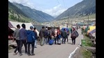 The annual 43-day yatra commenced on June 30. (ANI) The annual 43-day yatra commenced on June 30. (ANI)