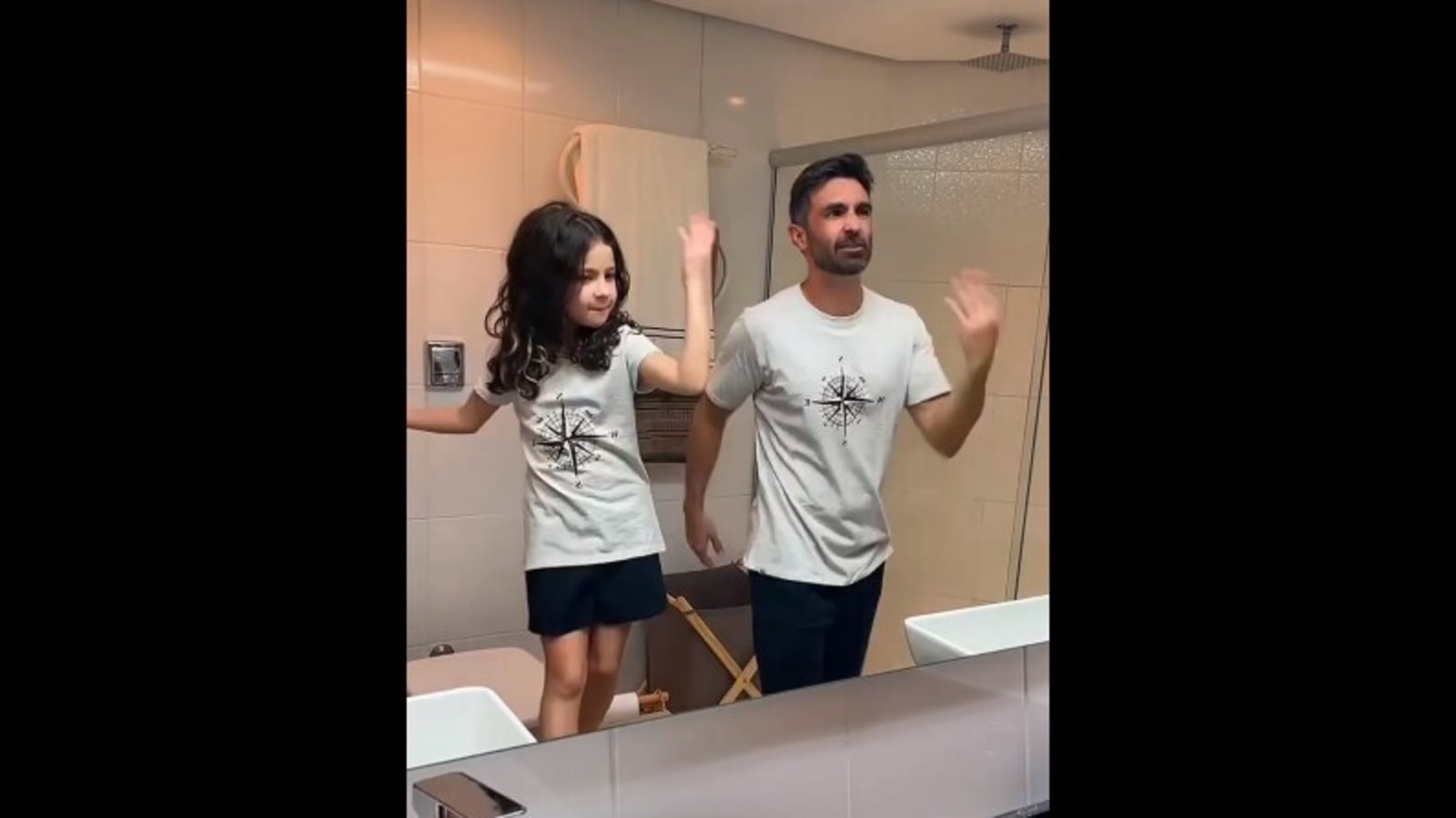 Daughter and dad’s dance to Sia’s Cheap Thrills will get your foot tapping