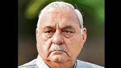 The leader of the opposition said BJP and JJP MLAs had themselves complained about the corruption prevalent in the state during the monsoon session of the state assembly. (HT PHOTO)