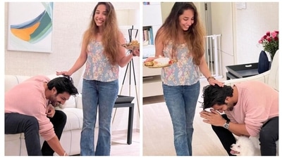 Kartik Aaryan shared a adorables photos with his sister Kritika Tiwari. "Happy Rakhi Hamesha Meri Raksha Karne Vaali," Kartik captioned his post. (Instagram/@kartikaaryan) Kartik Aaryan shared a adorables photos with his sister Kritika Tiwari. "Happy Rakhi Hamesha Meri Raksha Karne Vaali," Kartik captioned his post. (Instagram/@kartikaaryan)
